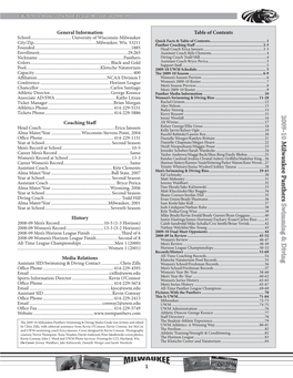 2009-10 Media Guide