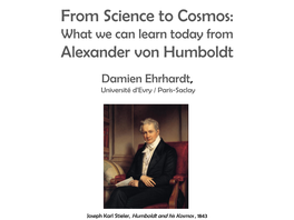 What We Can Learn Today from Alexander Von Humboldt