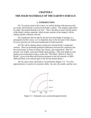 Chapter 2 the Solid Materials of the Earth's Surface