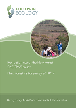 New Forest Visitor Survey Report