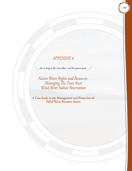Managing the Trust Asset Wind River Indian Reservation