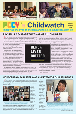 PCCY Childwatch Spring-Summer 2020