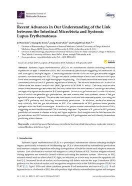 Recent Advances in Our Understanding of the Link Between the Intestinal Microbiota and Systemic Lupus Erythematosus