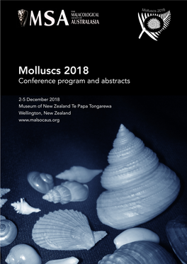 Molluscs 2018 Program and Abstract Handbook