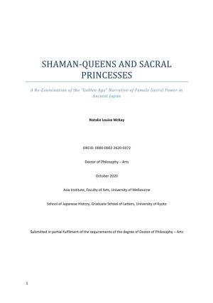 Shaman-Queens and Sacral Princesses