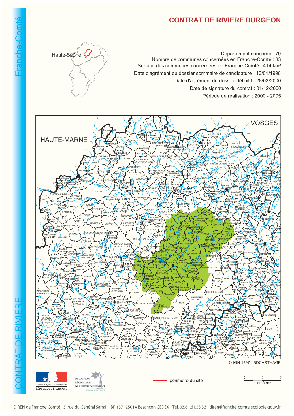 CONTRA T DE RIVIERE Franche-Comté