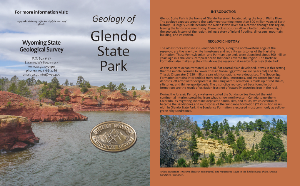Geology of Glendo State Park