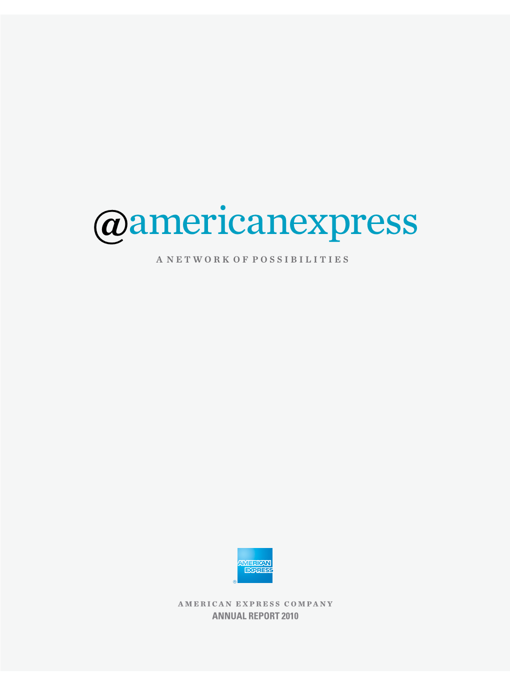 @Americanexpress a Network of Possibilities