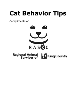 Cat Behavior Tips