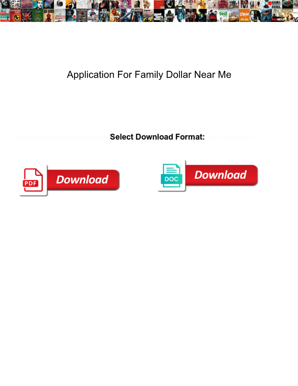 Application for Family Dollar Near Me