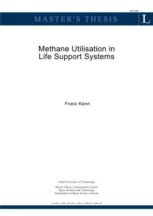 Methane Utilisation in Life Support Systems