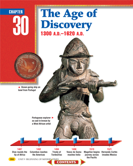 Chapter 30: the Age of Discovery, 1300 A.D