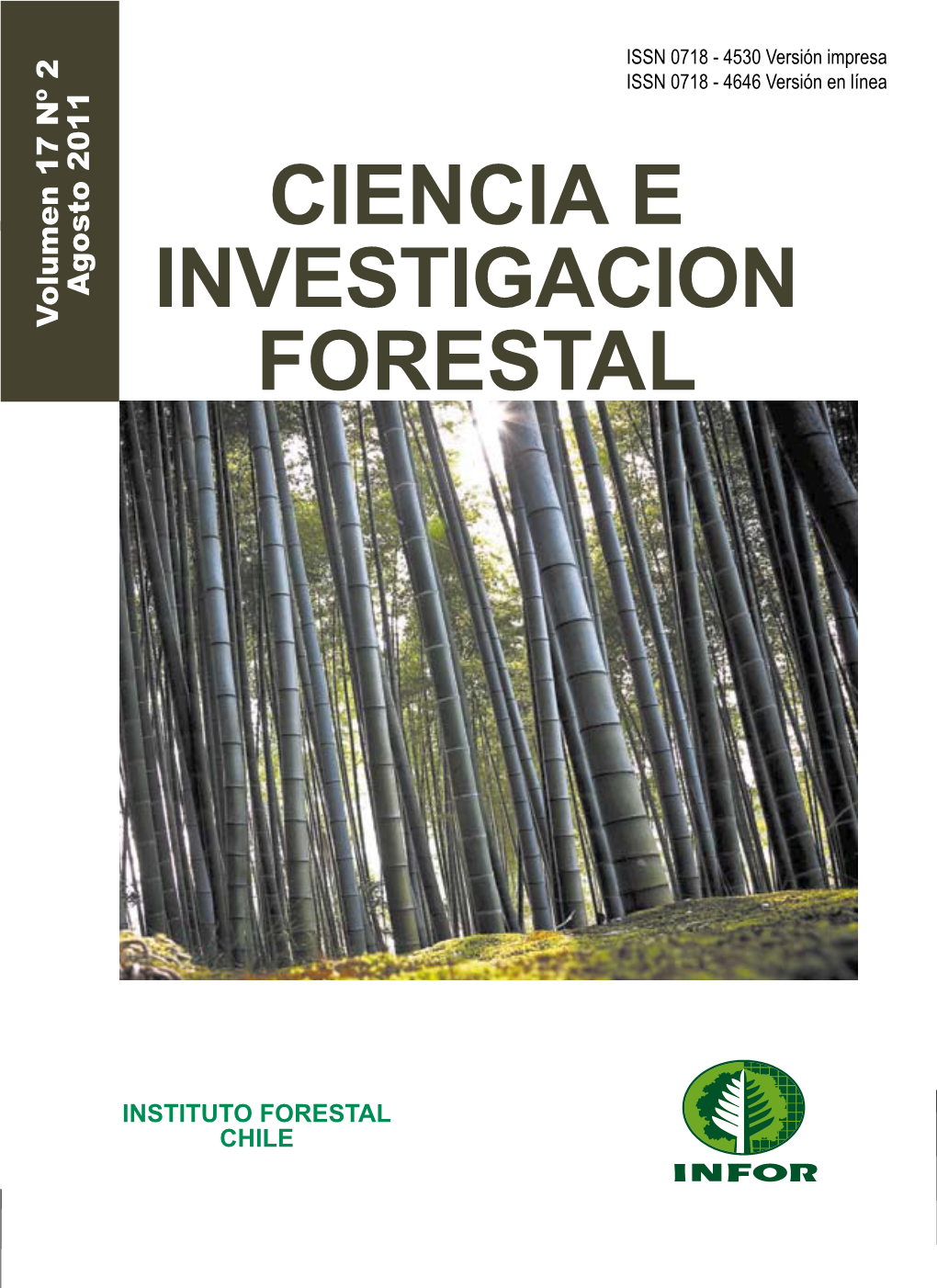 Ciencia E Investigación Forestal Agosto 2011