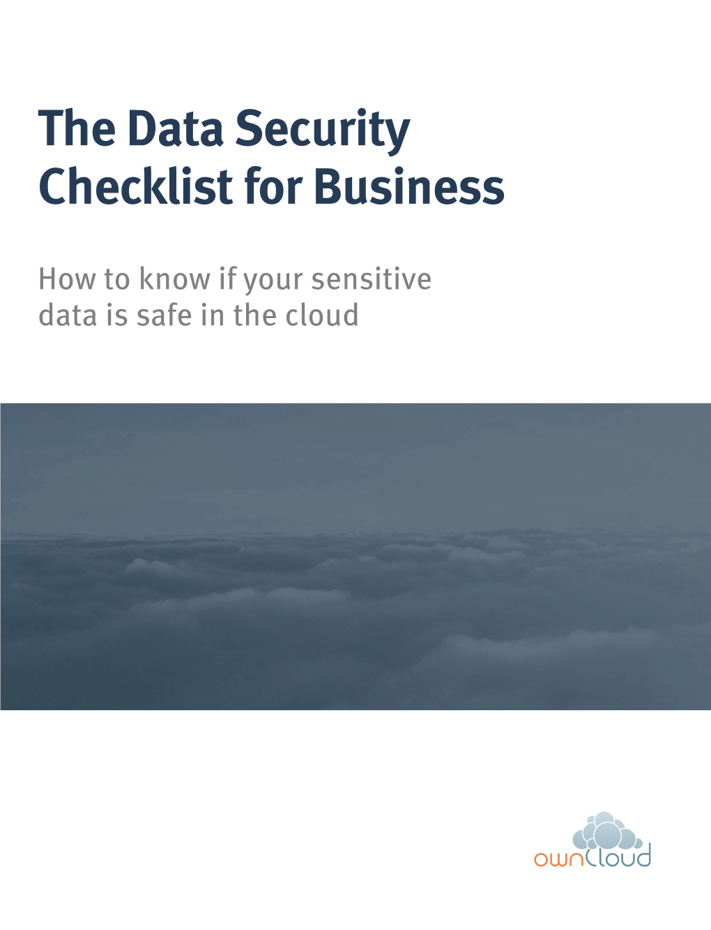 The Data Security Checklist for Business