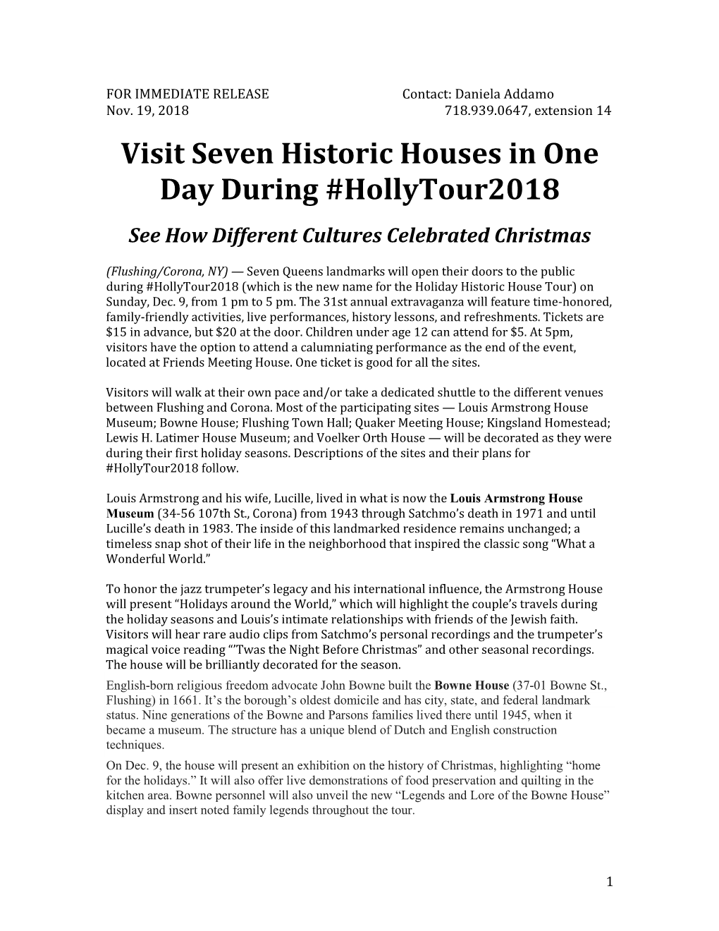 Visit Seven Historic Houses in One Day During #Hollytour2018