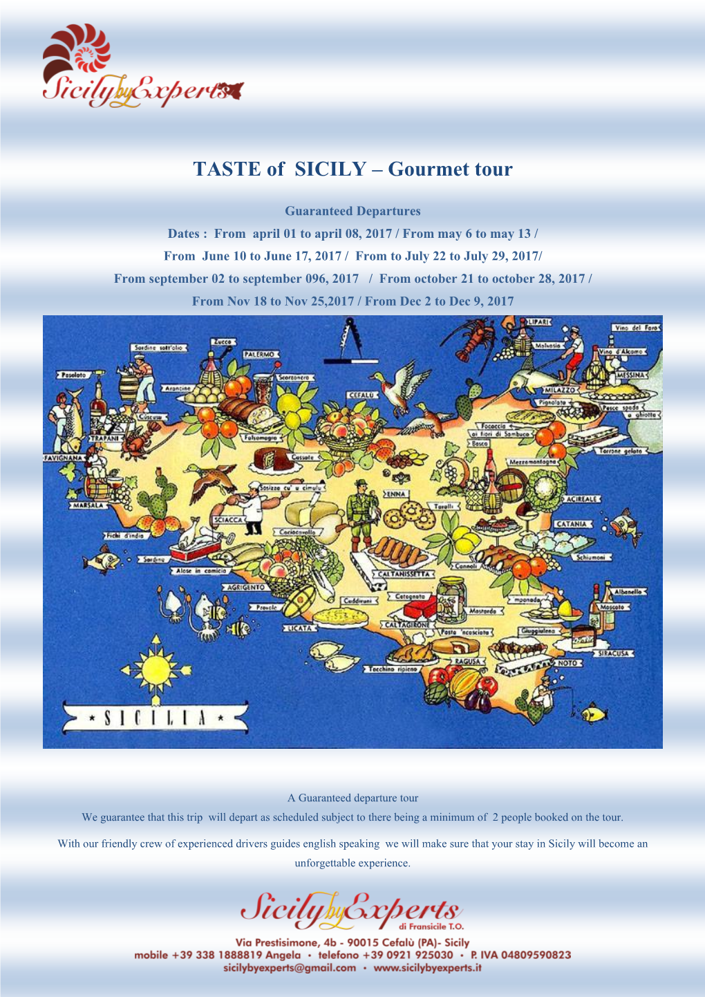 TASTE of SICILY – Gourmet Tour