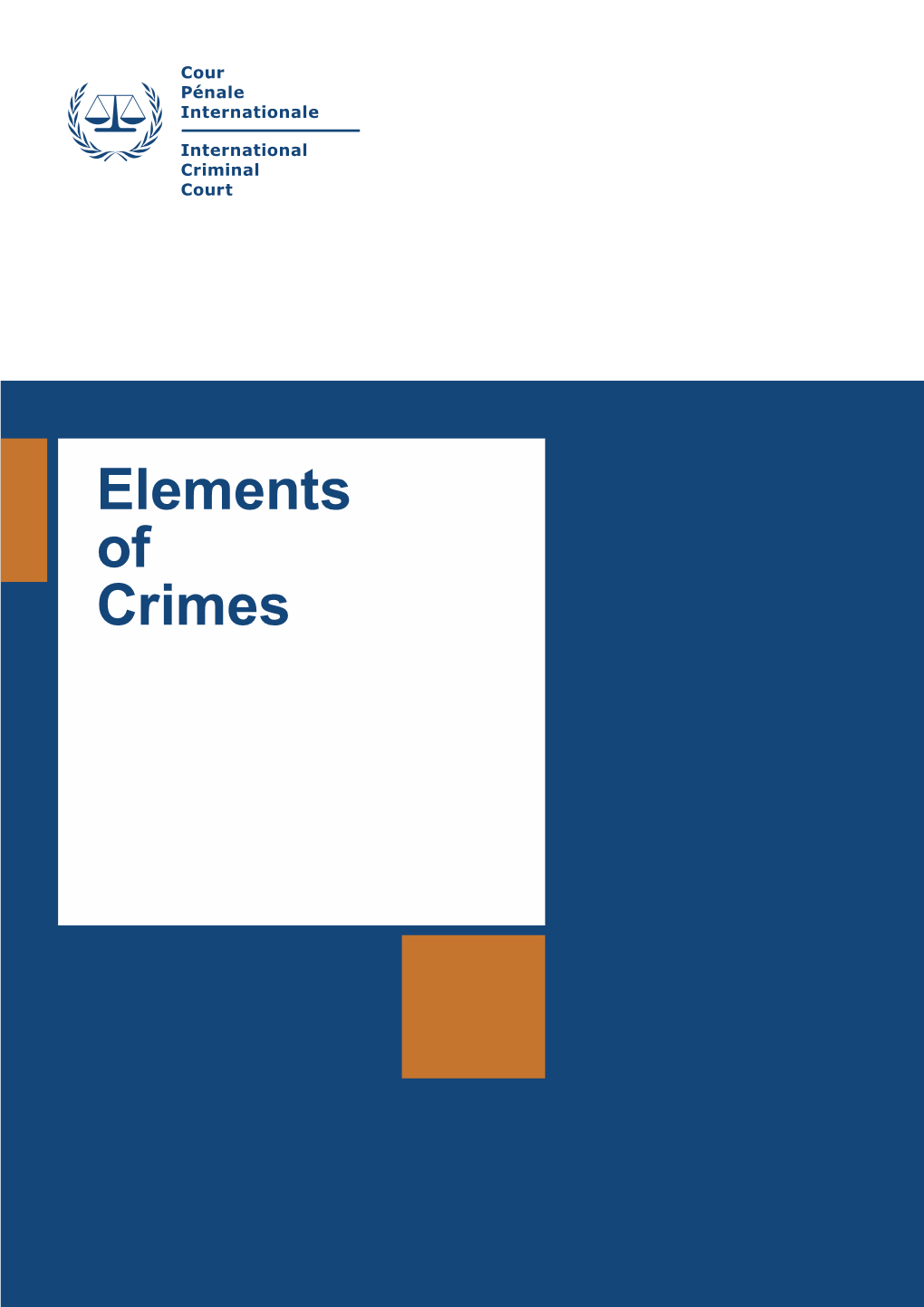 Elements of Crimes* **