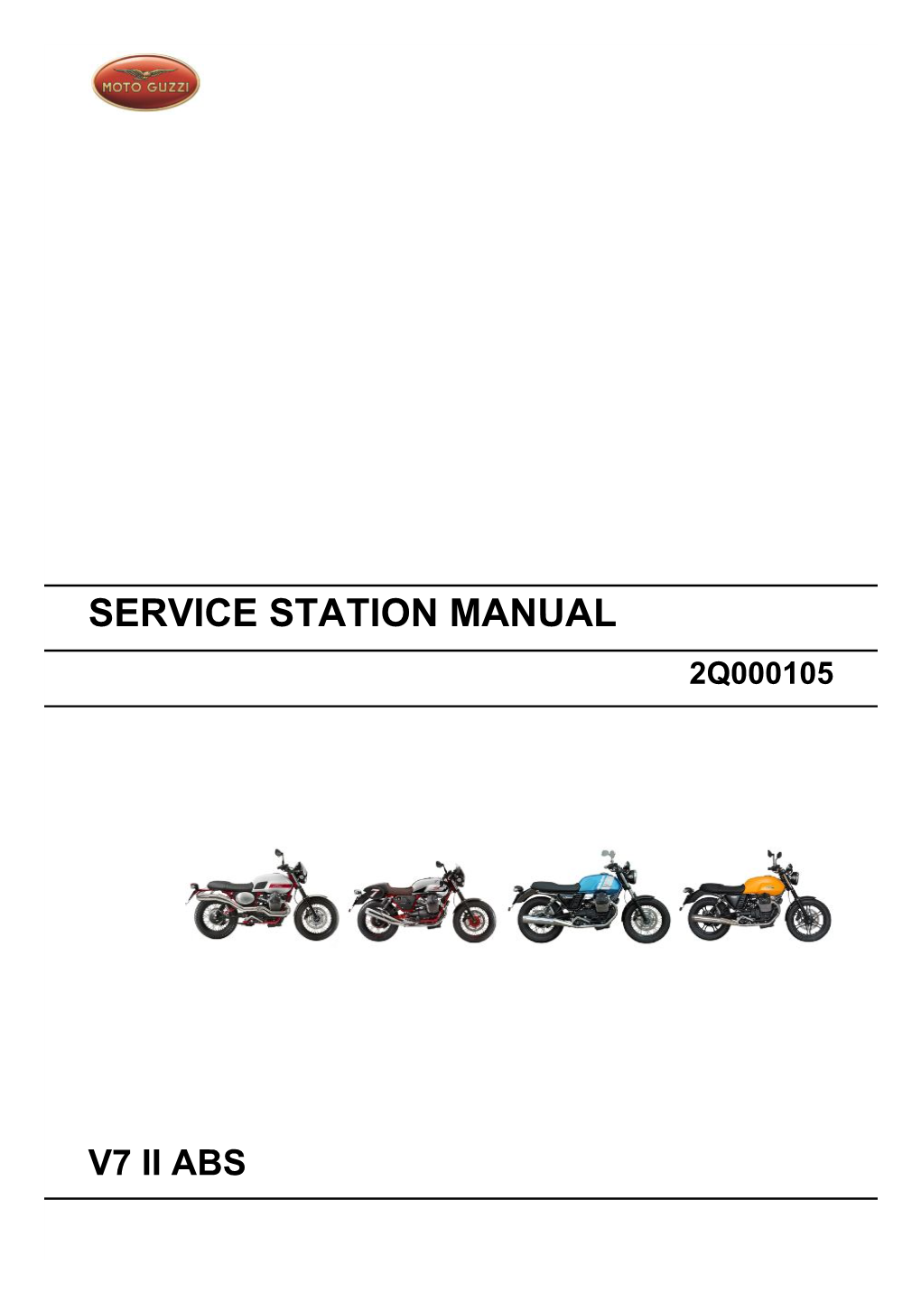 V7 Ii Abs Service Station Manual