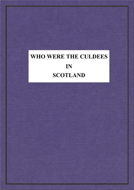 Who Were the Culdees in Scotland