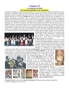 La Chanson De Sicile (PDF)