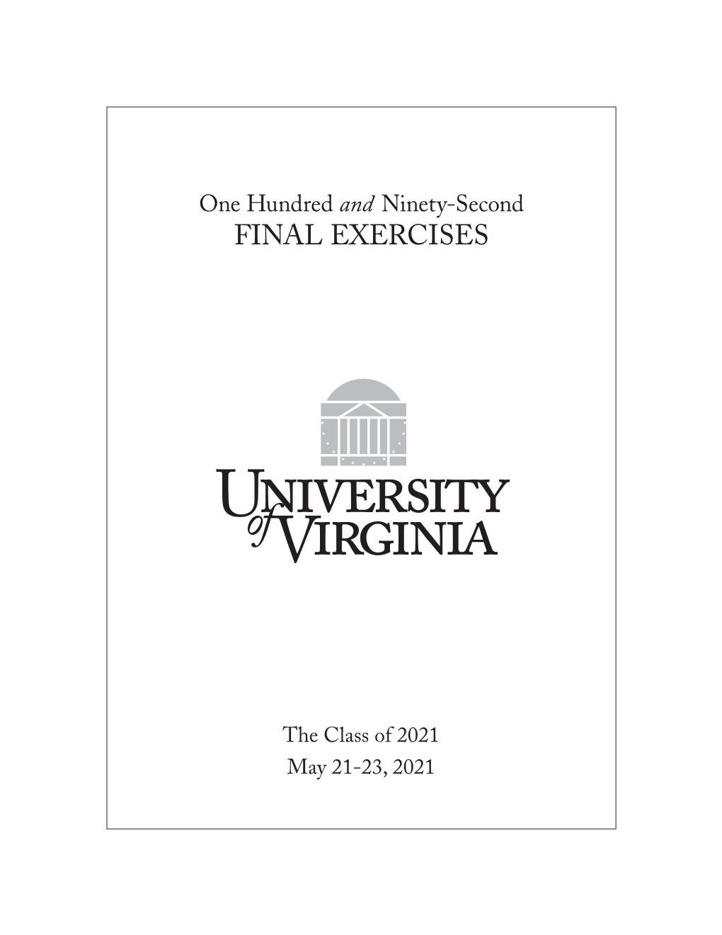 Final Exercises Program