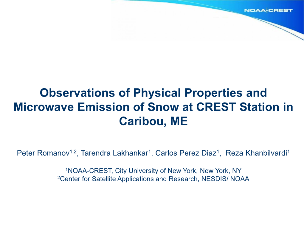 Mapping and Monitoring Snow Cover from Satellites