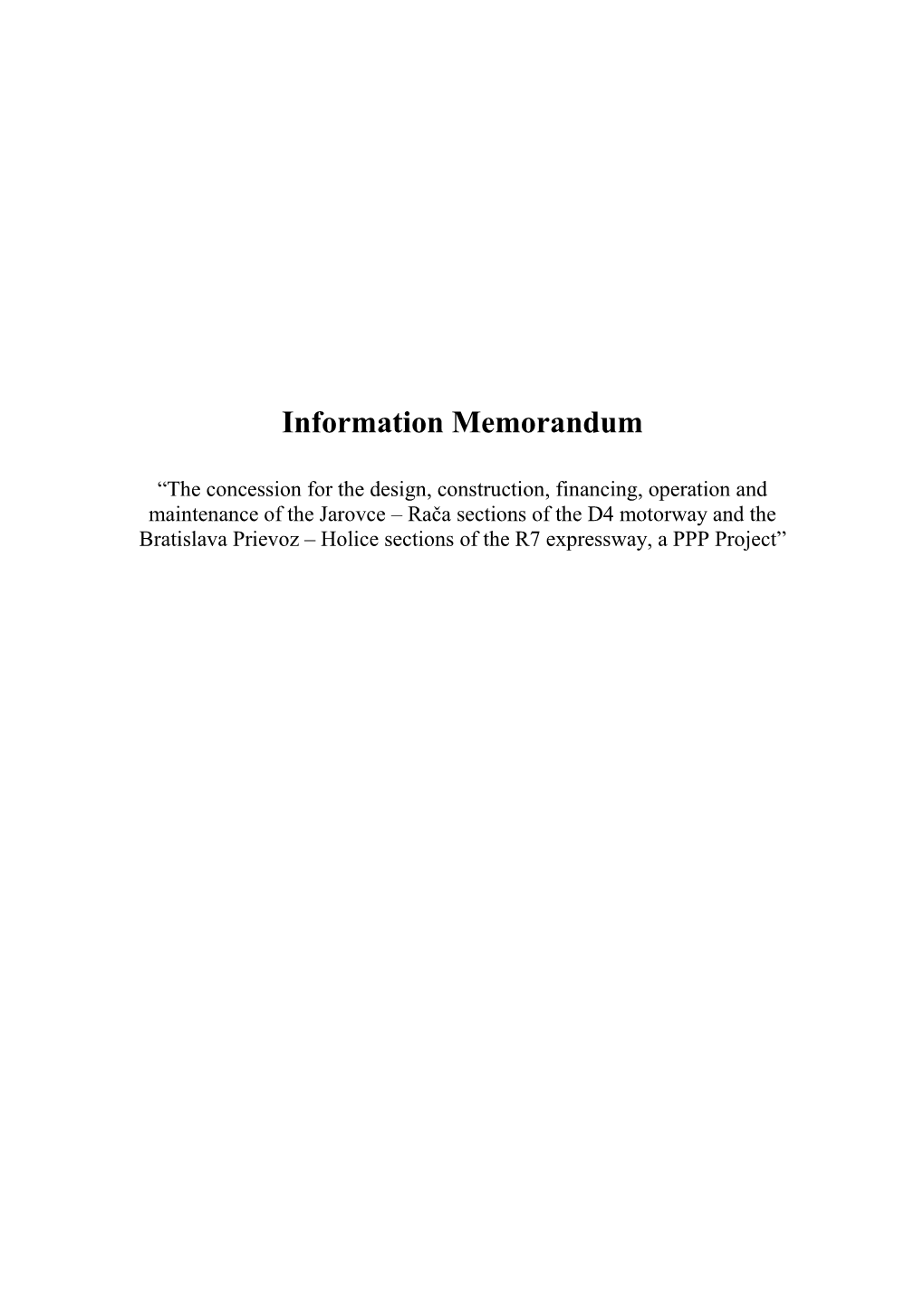 Information Memorandum with Schedules.Pdf