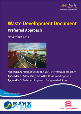 WDD Preferred Approach Appendices (A-C)