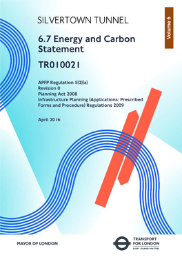 6.7 Energy and Carbon Statement TR010021