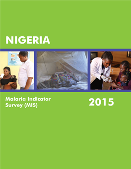 Nigeria Malaria Indicator Survey (MIS) 2015 [MIS20]