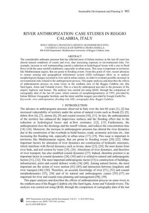 Case Studies in Reggio Calabria, Italy