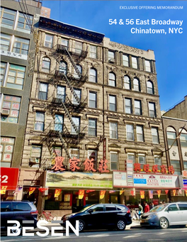 54 & 56 East Broadway Chinatown