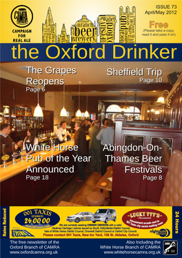 Oxford Drinker Issue 73