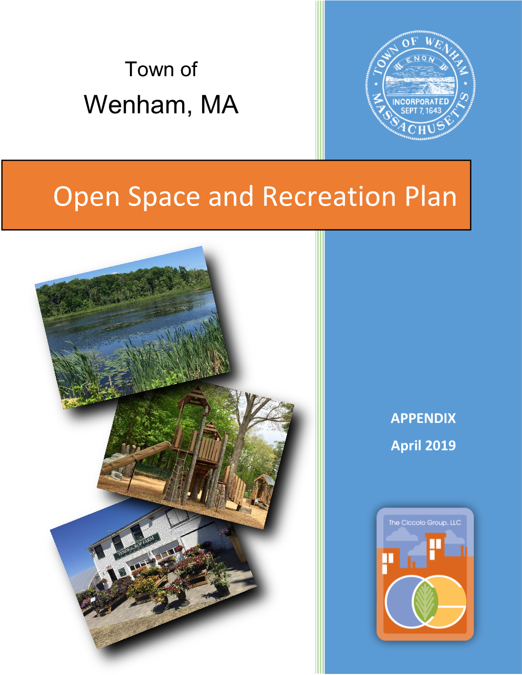 2019 Open Space and Recreation Plan Appendixes