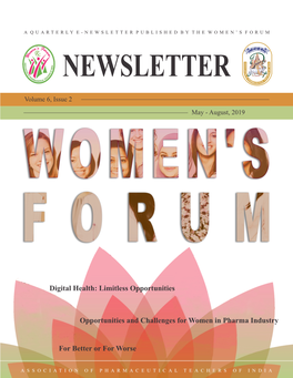 Women's Forum Newsletter Humans Outweigh the Risks