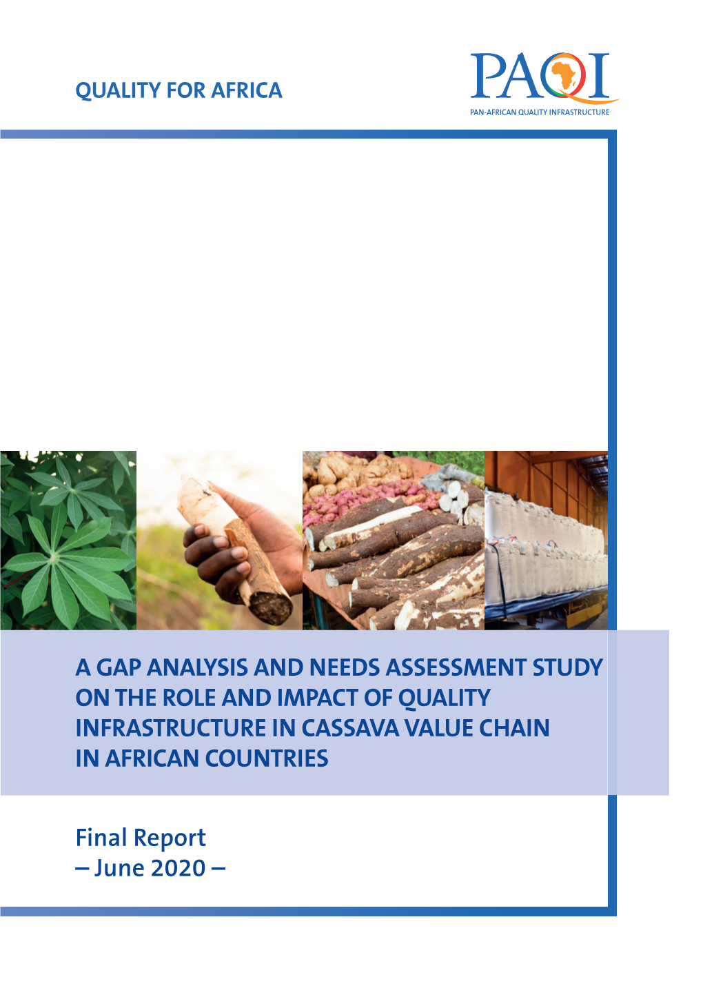 A Gap Analysis and Needs Assessment Study on the Role and Impact of Quality Infrastructure in Cassava Value Chain in African Countries