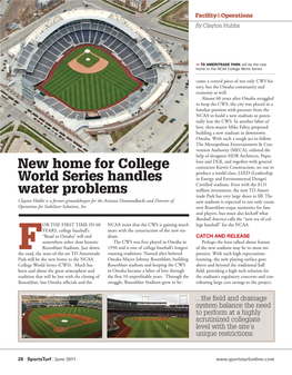 New Home for College World Series Handles Water Problems