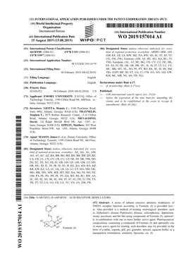 (51) International Patent Classification: A61K9/00 (2006.01) C07K 5/103