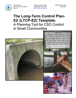 (LTCP-EZ) Template: a Planning Tool for CSO Control in Small Communities
