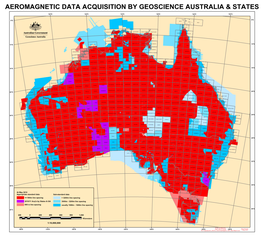 Aeromagnetic Data Acquisition by Geoscience Australia & States