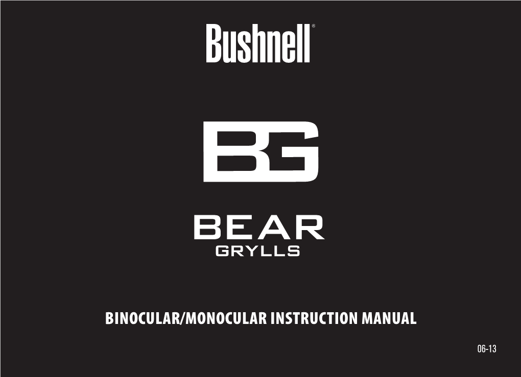 Binocular/MONOCULAR INSTRUCTION MANUAL