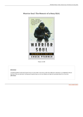 The Memoir of a Navy SEAL