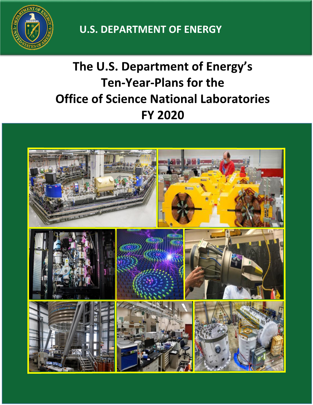 Office of Science's Ten-Year Plans for the Science National Laboratories