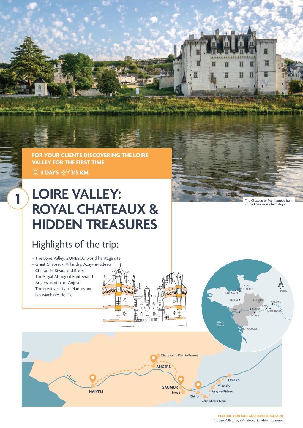 Loire Valley for the First Time 4 Days 315 Km
