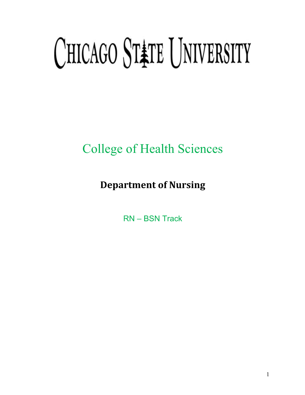 Department of Nursing