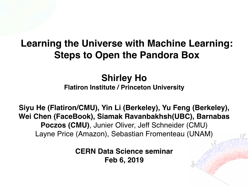 Learning the Universe with Machine Learning: Steps to Open the Pandora Box