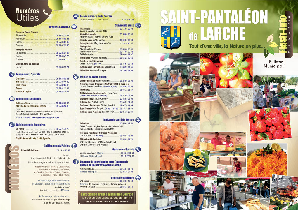 Bulletin St Pan Octobre 2020