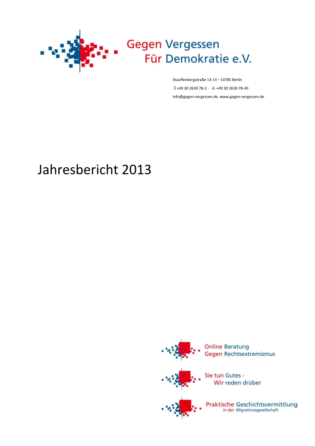 Jahresbericht 2013