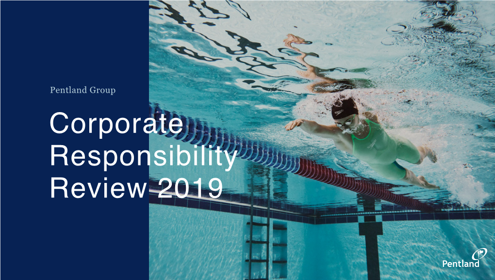 Corporate Responsibility Review 2019 Introduction a View from Our Chairman, Stephen Rubin 3