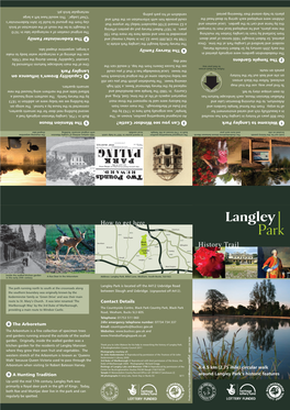 Langley-Park-History-Trail-Leaflet-Map